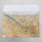 Griebens Stadtplan von Berlin von 1925 – historischer Stadtplan – als Briefumschlag (C6) –  Rückseite, Klebelasche offen