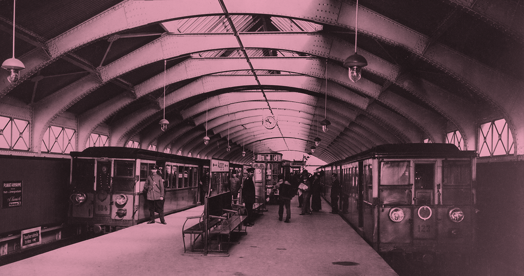 Hochbahnhof Schoenhauser Allee [damals Nordring] 1913, tobios publishing