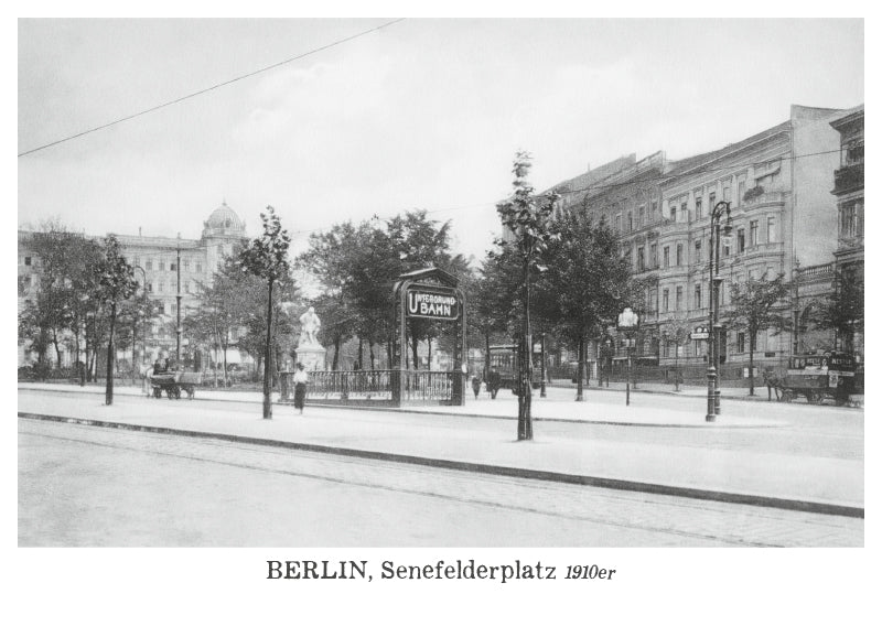 Prenzlauer Berg Poskartenset 02, Karte 12: Senefelderplatz um 1913