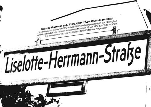 Postkarte Berlin, Prenzlauer Berg: Liselotte-Herrmann-Straße von tobios publishing