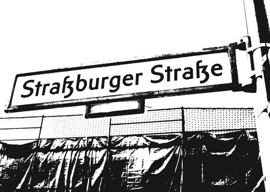 Postkarte Berlin, Prenzlauer Berg: Straßburger Straße von tobios publishing