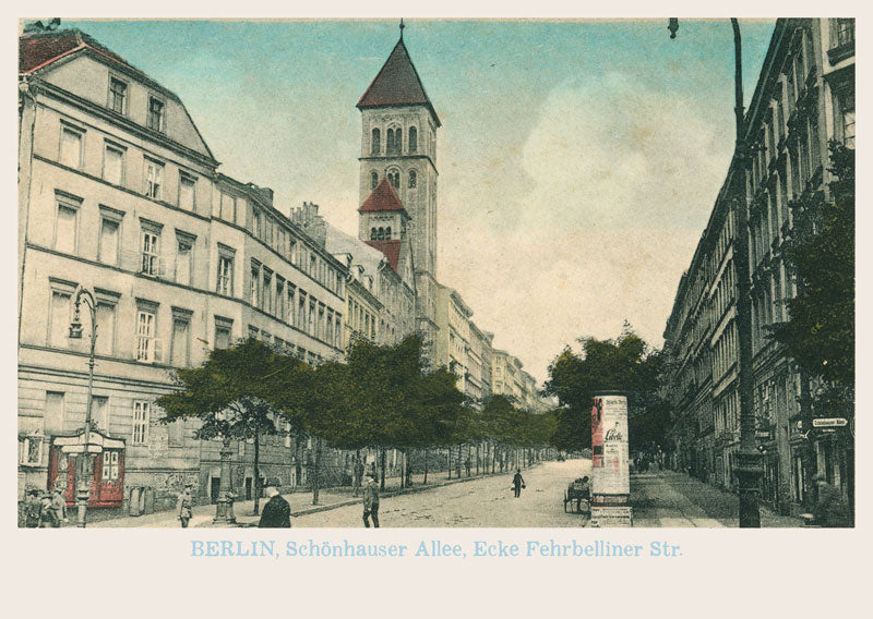Postkarte Berlin, Mitte: Fehrbelliner Str./Schönhauser Allee von tobios publishing
