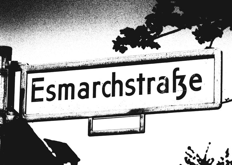 Postkarte Berlin, Prenzlauer Berg: Esmarchstraße von tobios publishing