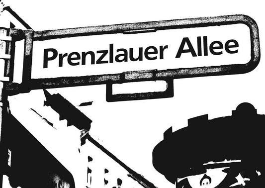 Postkarte Berlin, Prenzlauer Berg: Prenzlauer Allee von tobios publishing