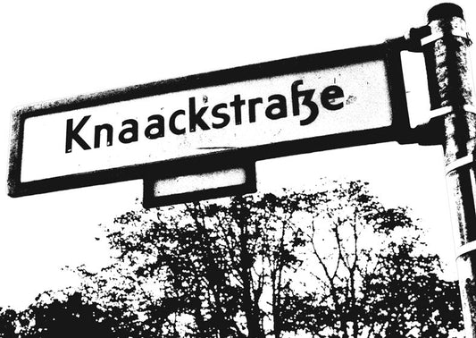 Postkarte Berlin, Prenzlauer Berg: Knaackstraße von tobios publishing