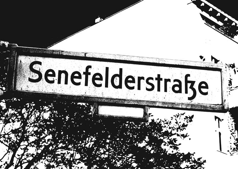 Postkarte Berlin, Prenzlauer Berg: Senefelderstraße von tobios publishing