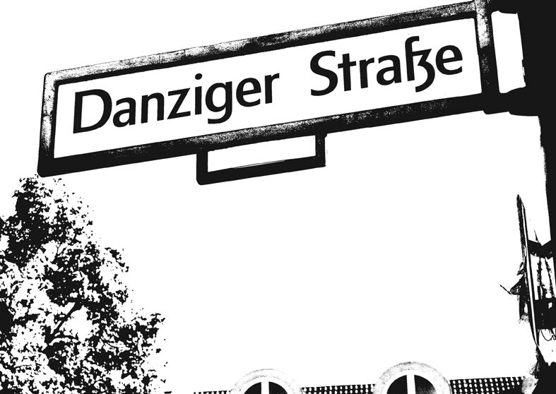 Postkarte Berlin, Prenzlauer Berg: Danziger Straße von tobios publishing
