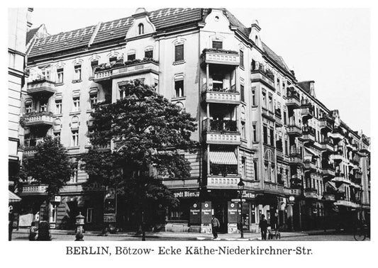 Postkarte Prenzlauer Berg: Käthe-Niederkirchner-/Bötzow von tobios publishing