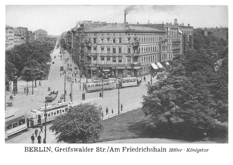 Postkarte Berlin, Prenzlauer Berg: Königstor · 1912 von tobios publishing