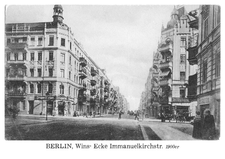Postkarte Berlin, Prenzlauer Berg: Wins-/Immanuelkirchstraße von tobios publishing