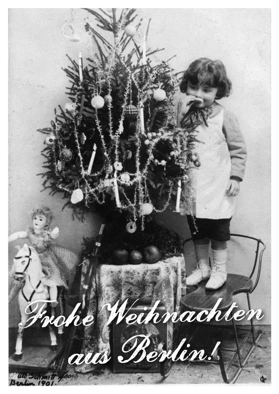 Postkarte Frohe Weihnachten aus Berlin, 1901 von tobios publishing