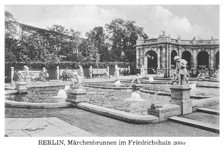 Postkarte Berlin, Friedrichshain: Märchenbrunnen um 1919 von tobios publishing