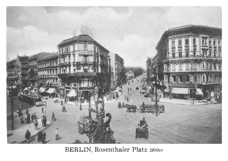 Postkarte Berlin, Mitte: Rosenthaler Platz · ca. 1900er von tobios publishing