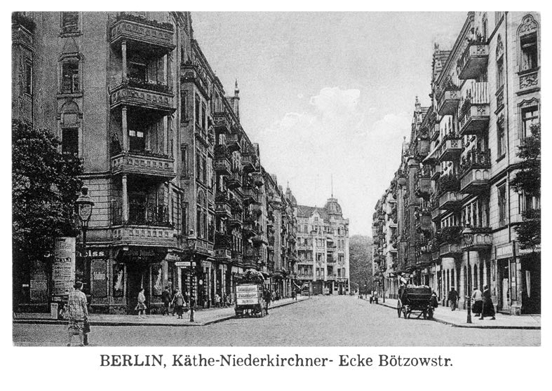 Postkarte Prenzlauer Berg: Käthe-Niederkirchner-/Bötzow von tobios publishing