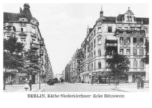 Postkarte Prenzlauer Berg: Käthe-Niederkirchner-/Bötzow von tobios publishing