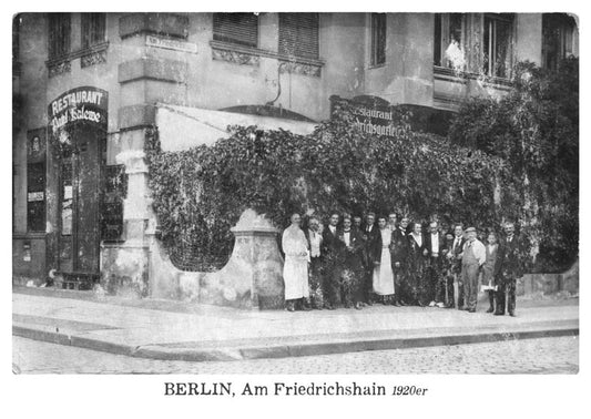 Postkarte Berlin, Prenzlauer Berg: Am Friedrichshain um 1920 von tobios publishing