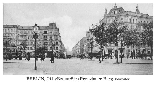 Postkarte Berlin, Prenzlauer Berg: Königstor von tobios publishing