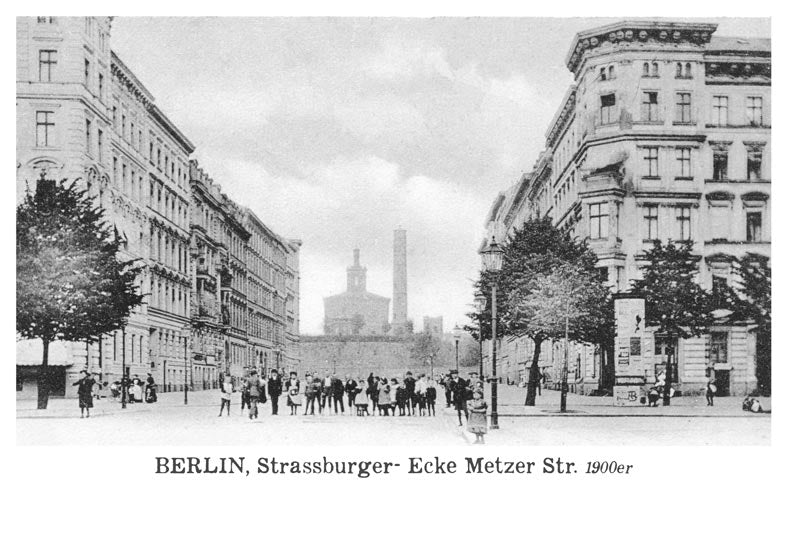 Postkarte Berlin, Prenzlauer Berg: Straßburger-/Metzer Str. von tobios publishing