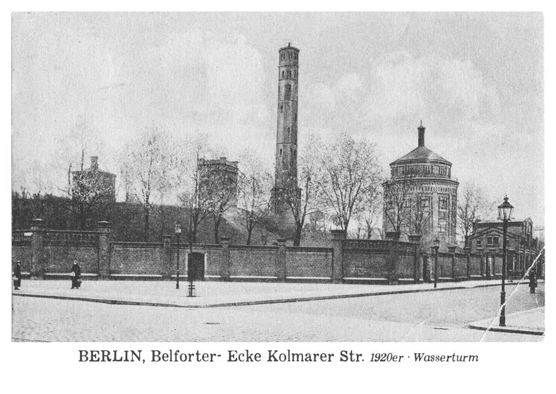 Postkarte Berlin, Prenzlauer Berg: Wasserturm um 1922 von tobios publishing