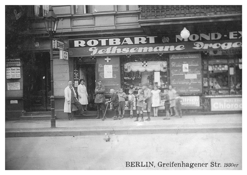 Postkarte Berlin, Prenzlauer Berg: Greifenhagener Straße von tobios publishing