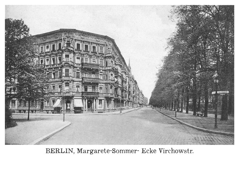 Postkarte Berlin, Prenzlauer Berg: Margarete-Sommer-/Virchow von tobios publishing