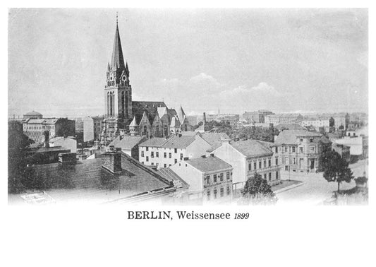 Postkarte Berlin, Weißensee · Weißensee · um 1899 von tobios publishing