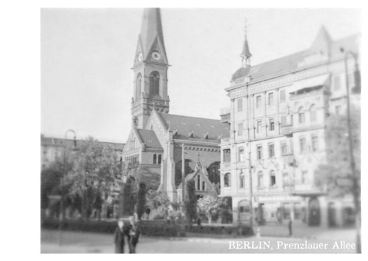 Postkarte Berlin: Prenzlauer Allee/Immanuelkirchstr. von tobios publishing