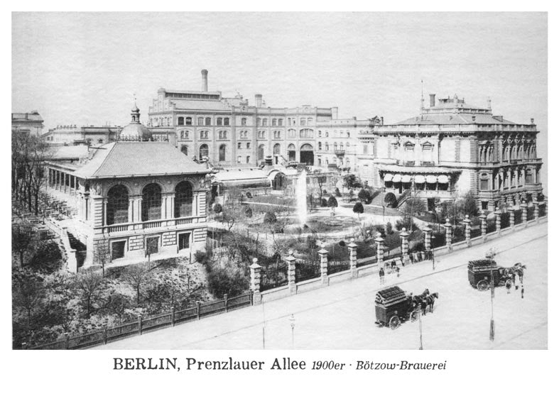 Postkarte Berlin, Prenzlauer Berg: Bötzow Brauerei um 1900 von tobios publishing