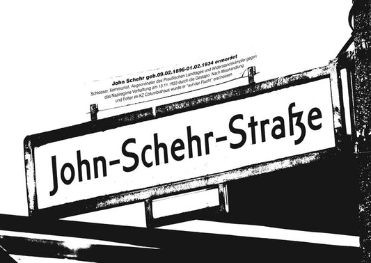 Postkarte Berlin, Prenzlauer Berg: John-Schehr-Straße von tobios publishing