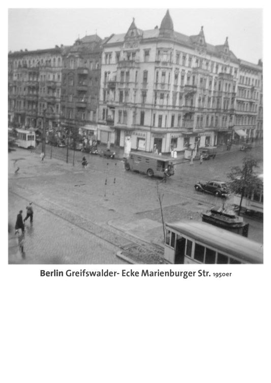 Postkarte Berlin, Prenzlauer Berg: Greifswalder/Marienburger von tobios publishing