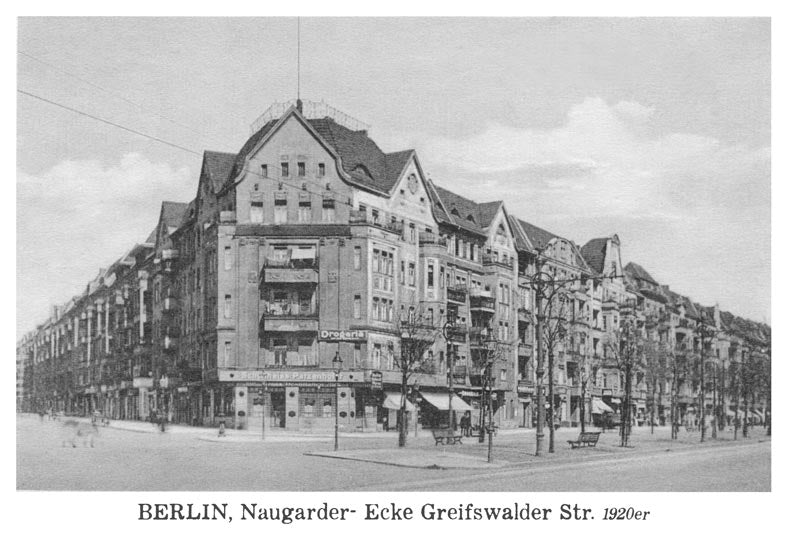 Postkarte Berlin, Prenzlauer Berg: Naugarder-/Greifswalder von tobios publishing