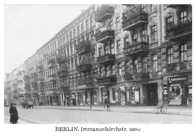 Postkarte Berlin, Prenzlauer Berg: Immanuelkirchstraße von tobios publishing