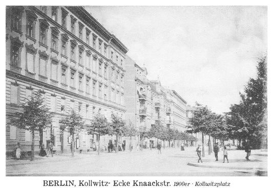 Postkarte Berlin, Prenzlauer Berg: Kollwitzplatz von tobios publishing