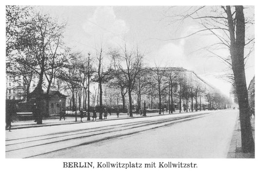 Postkarte Berlin, Prenzlauer Berg: Kollwitzplatz von tobios publishing