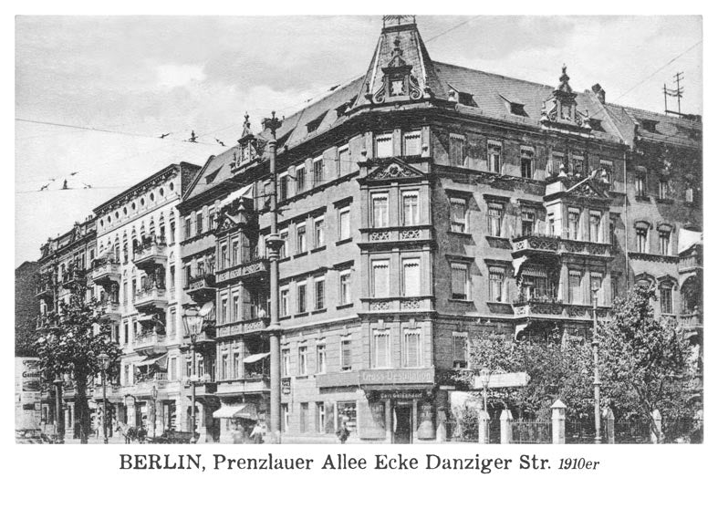 Postkarte Berlin: Danziger Str./Prenzlauer Allee von tobios publishing