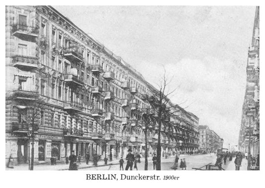 Postkarte Berlin, Prenzlauer Berg: Dunckerstraße · um 1903 von tobios publishing