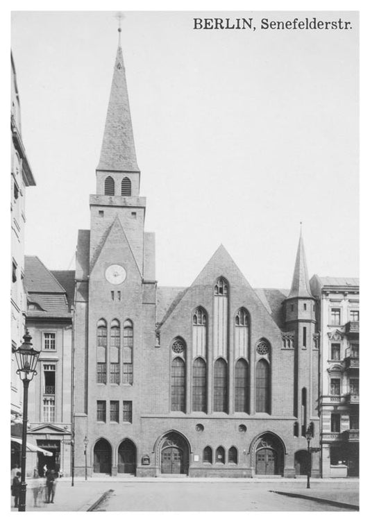 Postkarte Berlin, Prenzlauer Berg: Senefelderstraße von tobios publishing