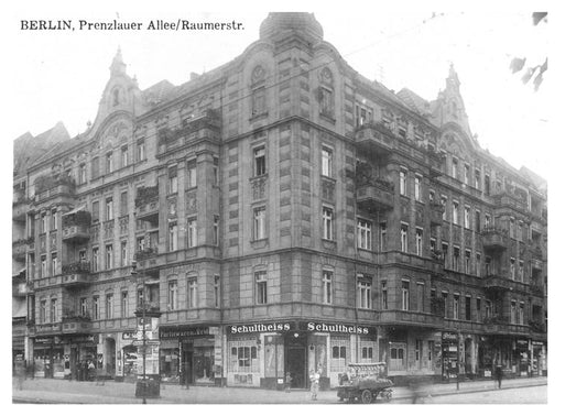 Postkarte Berlin: Prenzlauer Allee/Raumerstr. · 1920er Jahre von tobios publishing