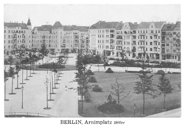 Postkarte Berlin, Prenzlauer Berg: Arnimplatz · um 1909 von tobios publishing