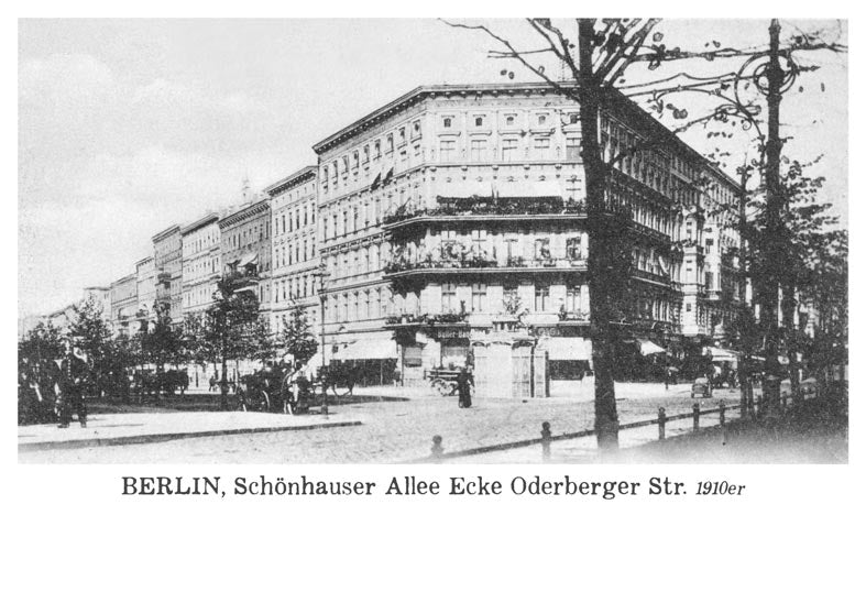 Postkarte Prenzlauer Berg: Schönhauser Allee/Oderberger Str. von tobios publishing, Historische Ansichtskarte von ca. 1915