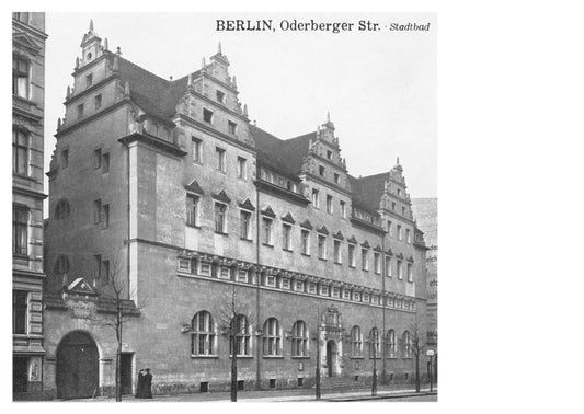 Postkarte Berlin, Prenzlauer Berg: Oderberger Straße von tobios publishing