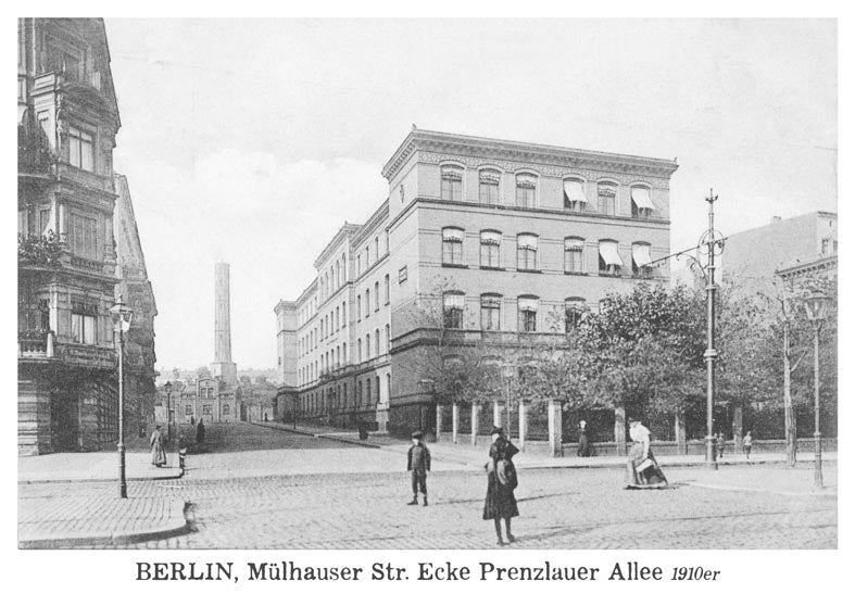 Postkarte Berlin, Prenzlauer Berg: Mülhauser/Prenzlauer von tobios publishing