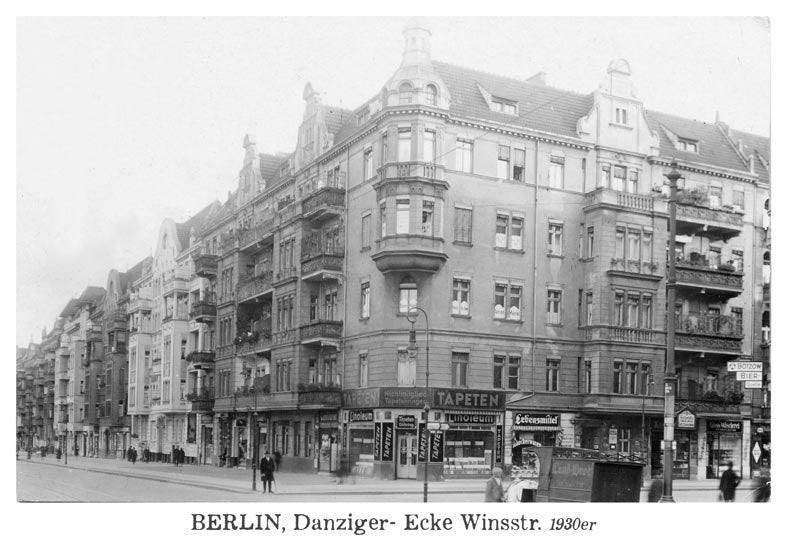 Postkarte Berlin, Prenzlauer Berg: Danziger-/Winsstraße von tobios publishing
