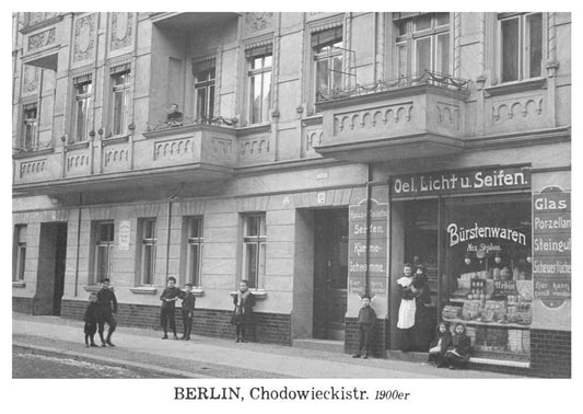 Postkarte Berlin, Prenzlauer Berg: Chodowieckistraße 9 von tobios publishing