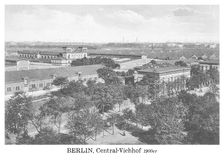 Postkarte Berlin, Prenzlauer Berg: Central-Viehhof von tobios publishing
